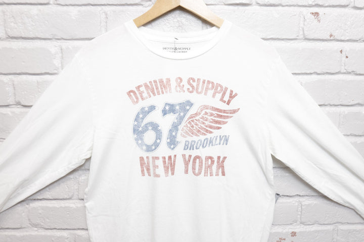 Polo Denim & Supply Brooklyn New York LS T Shirt Medium