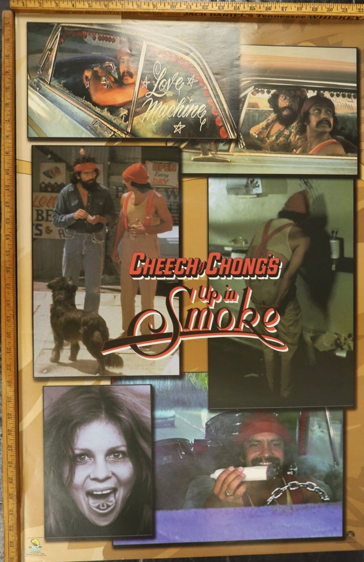 90s Vintage Cheech and Chong Up in Smoke Poster