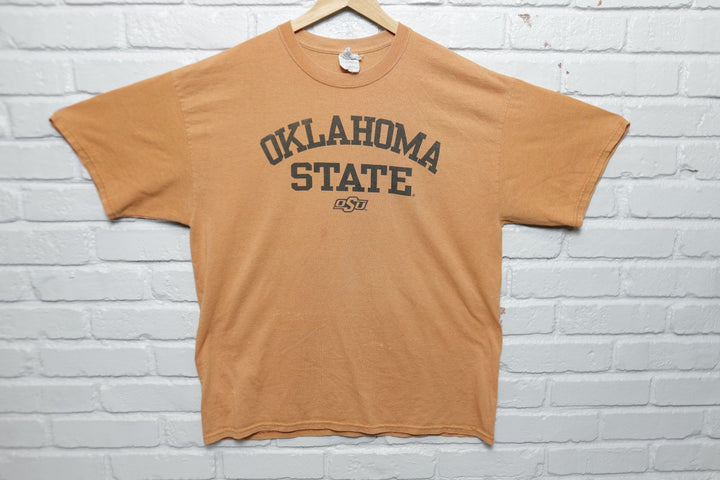 Oklahoma State Cowboys Vintage Faded T Shirt 2000s XL