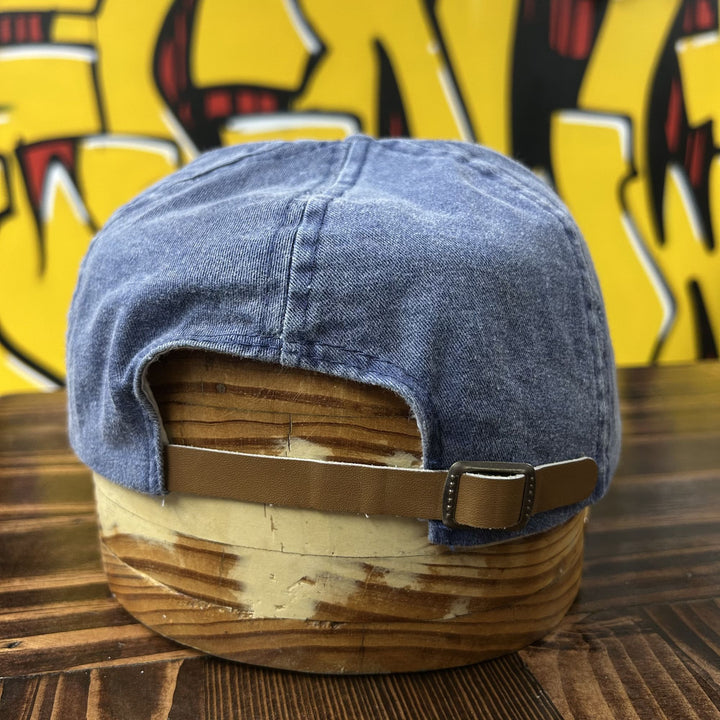 Aspen Vintage Blue Strap Back Hat 90s