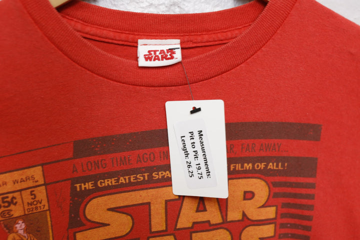 Star Wars Vintage Comic Book T Shirt 2000s Medium