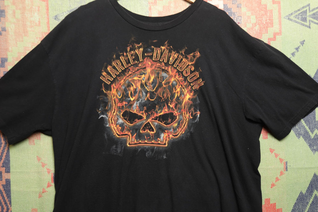 Harley Davidson Auburn MA Vintage T Shirt XXXL 2000s