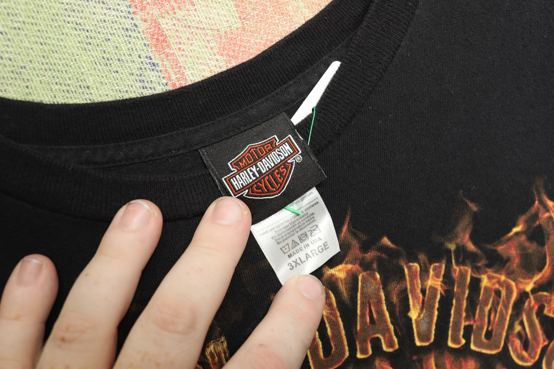 Harley Davidson Auburn MA Vintage T Shirt XXXL 2000s