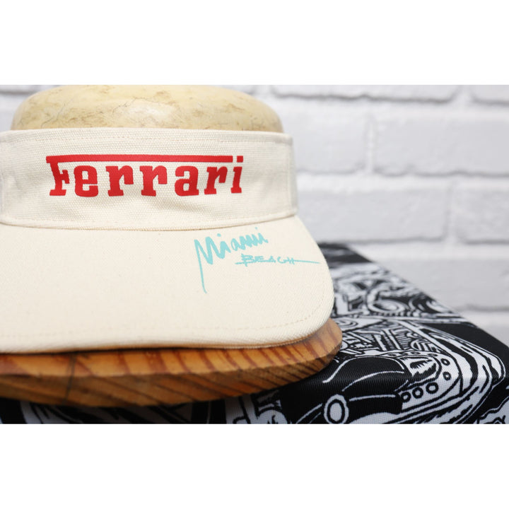 Ferrari Miami Beach Strap Back Visor