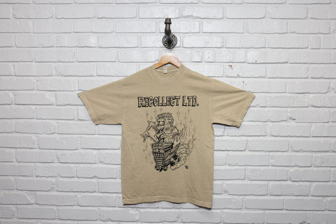 Recollect Hog Fink logo tee shirt (Mushroom)