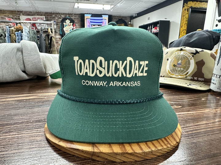 Toad Suck Daze Vintage Snapback Hat 90s