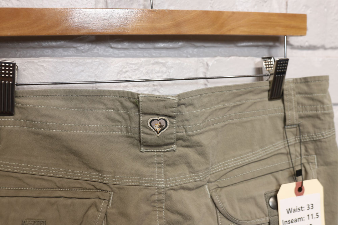 Kuhl Hiking Shorts 33/11.5 tan