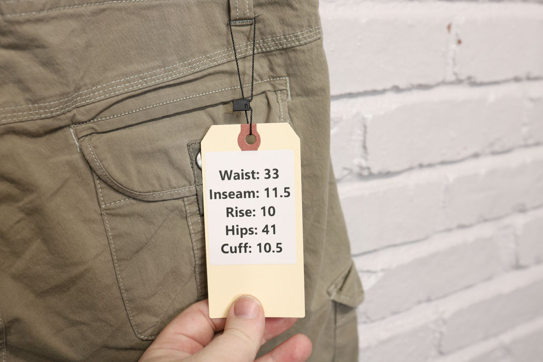 Kuhl Hiking Shorts 33/11.5 tan