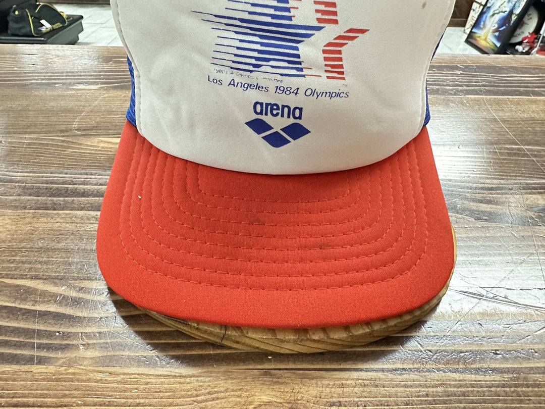 Los Angeles Olympics Vintage Snapback Trucker Hat 80s VTG 1984 Cap