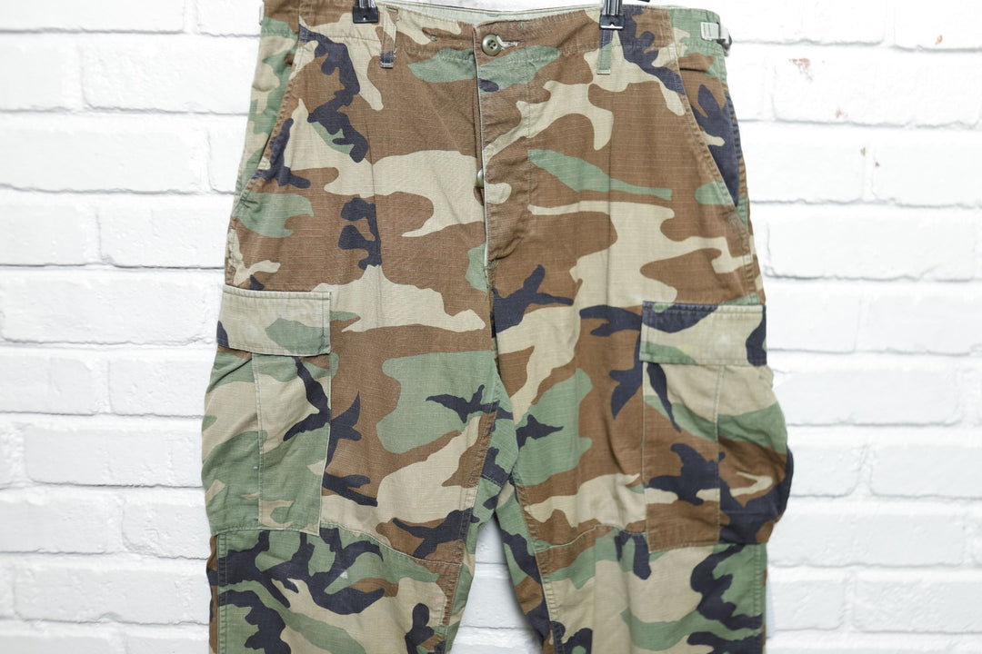 US Military Vintage Camo Pants 34/30.5 90s