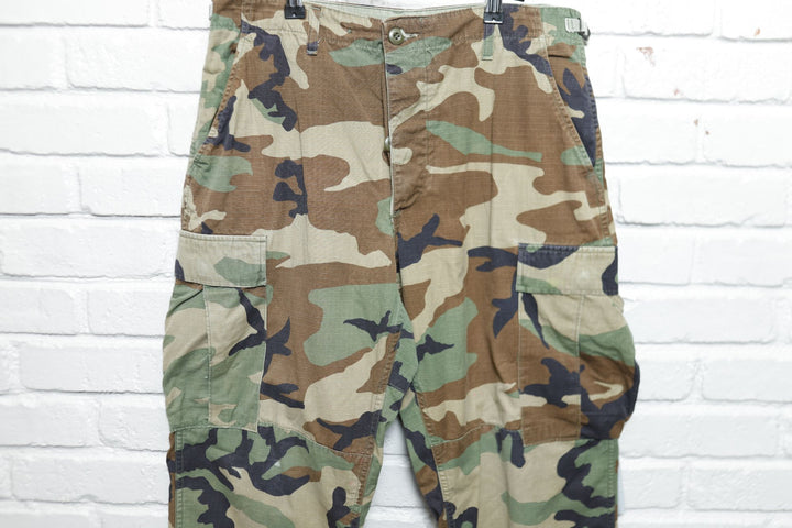 US Military Vintage Camo Pants 34/30.5 90s