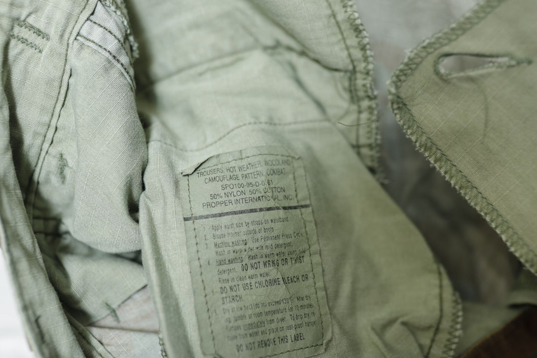 US Military Vintage Camo Pants 34/30.5 90s