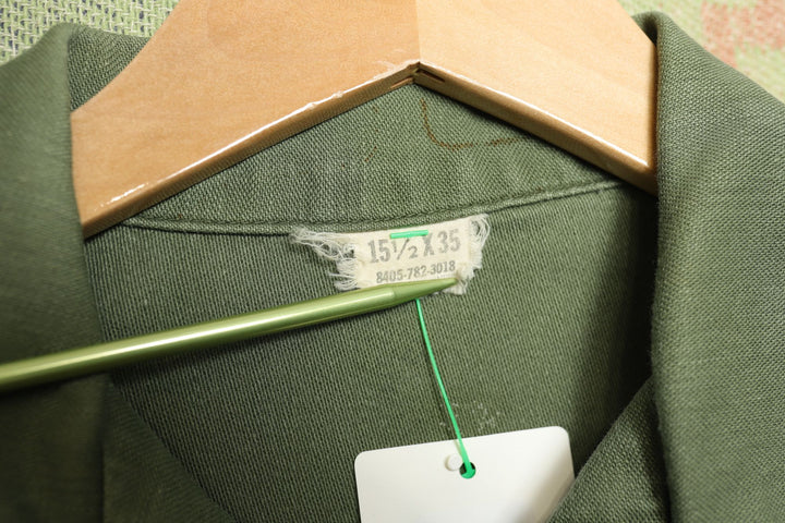 US Military Vintage Field Shirt Medium 60s