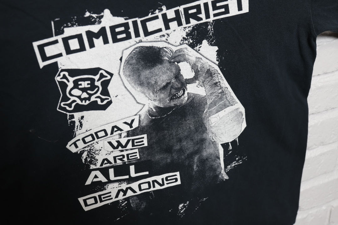 2000s Vintage Combichrist Today We Are All Demons T Shirt Size Large