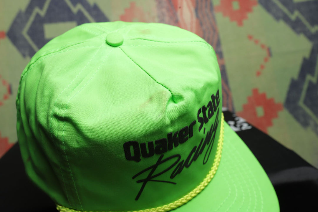 Quaker State Racing Vintage Strap back Hat 90s