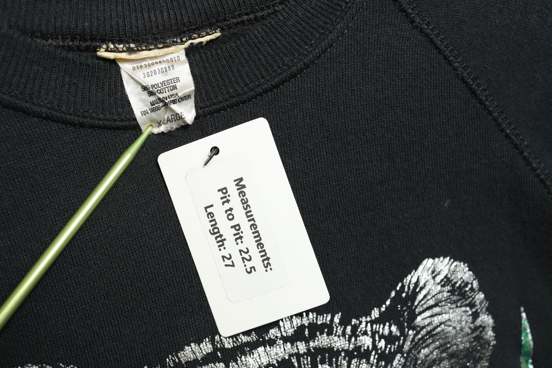 Metallic Tiger Vintage Sweatshirt XL 90s