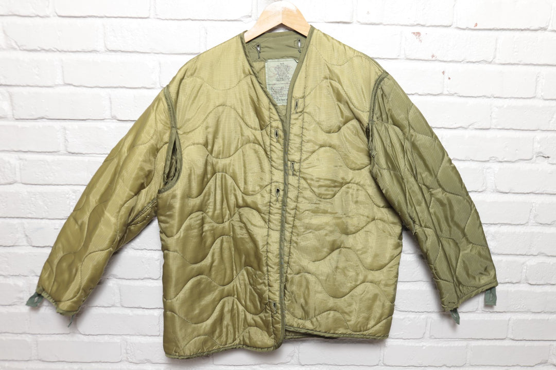 US Military Vintage Jacket Liner 80s  Medium