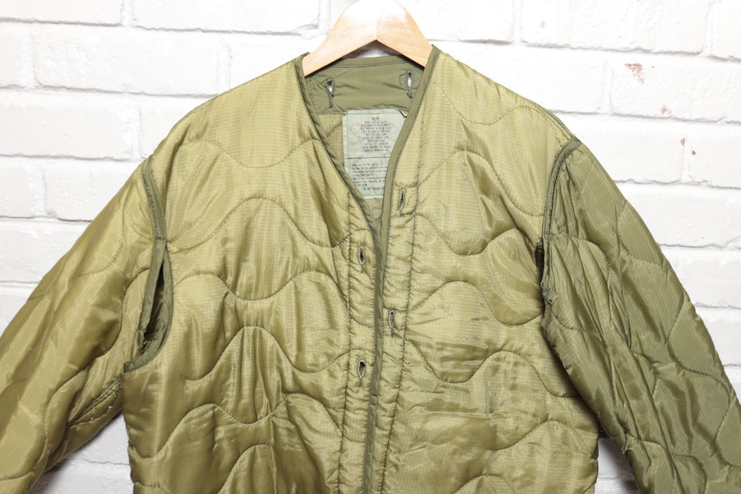 US Military Vintage Jacket Liner 80s  Medium