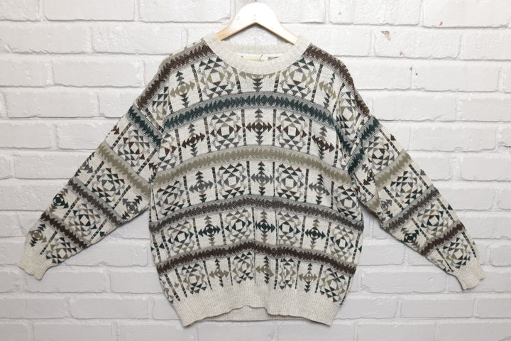 90s Vintage St John's Bay Nordic Sweater Size Large