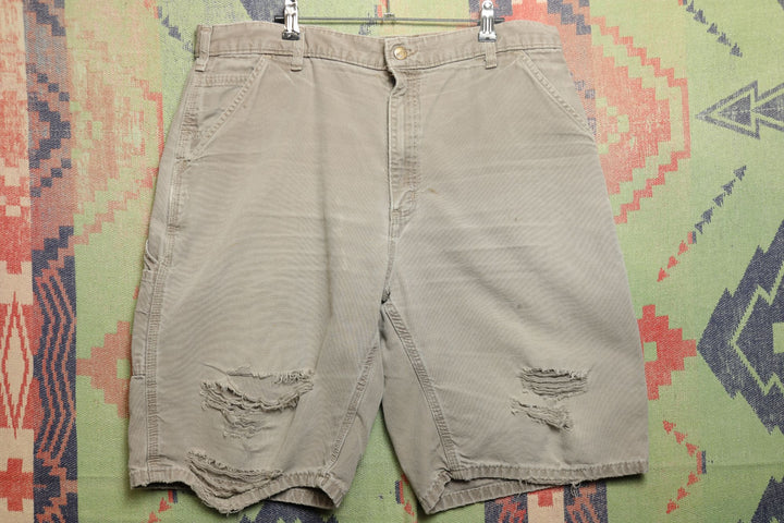 Carhartt Vintage Distressed Carpenter Shorts 2000s 38