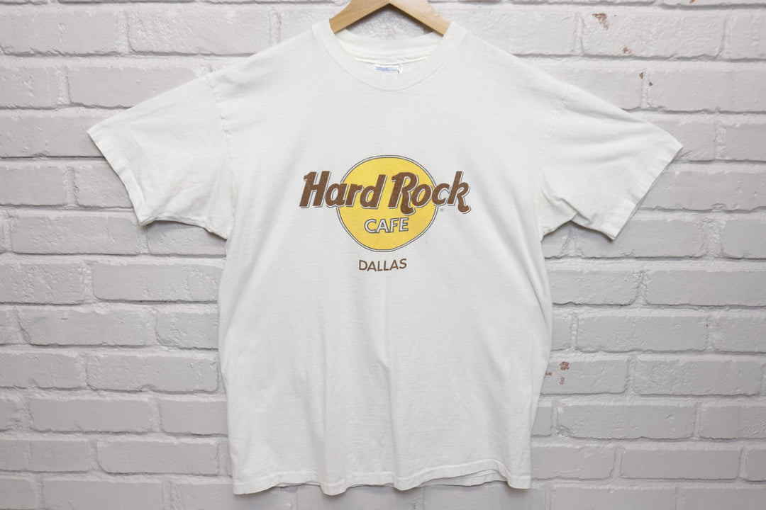 Hard Rock Cafe Vintage Dallas T Shirt 90s XL
