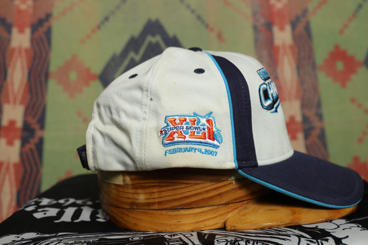 Colts Super Bowl XLI Vintage Reebok Strap Back Hat 2000s