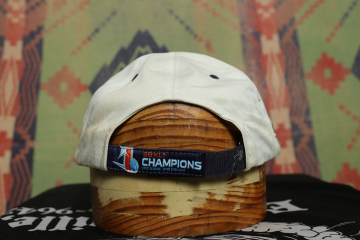 Colts Super Bowl XLI Vintage Reebok Strap Back Hat 2000s