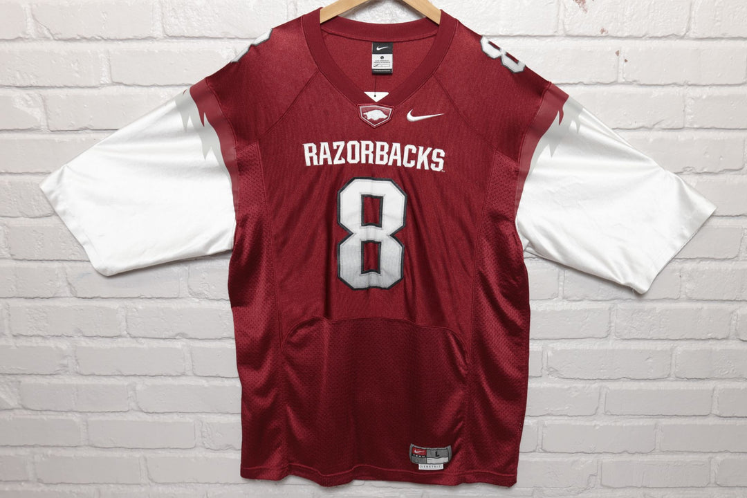 University of Arkansas Razorbacks Football Jersey Size Large