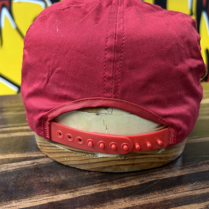 Bull Durham Vintage Red Snapback Hat 90s