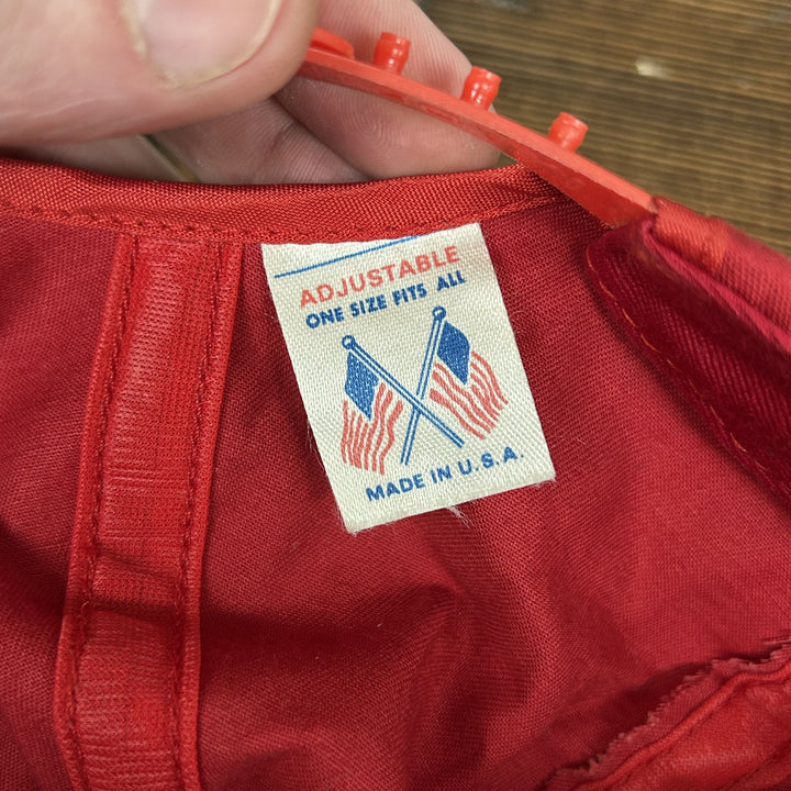 Bull Durham Vintage Red Snapback Hat 90s