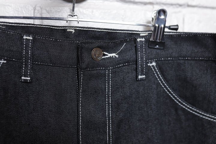 NOS Sheplers Vintage Black Western Jeans 80s 34/29.5