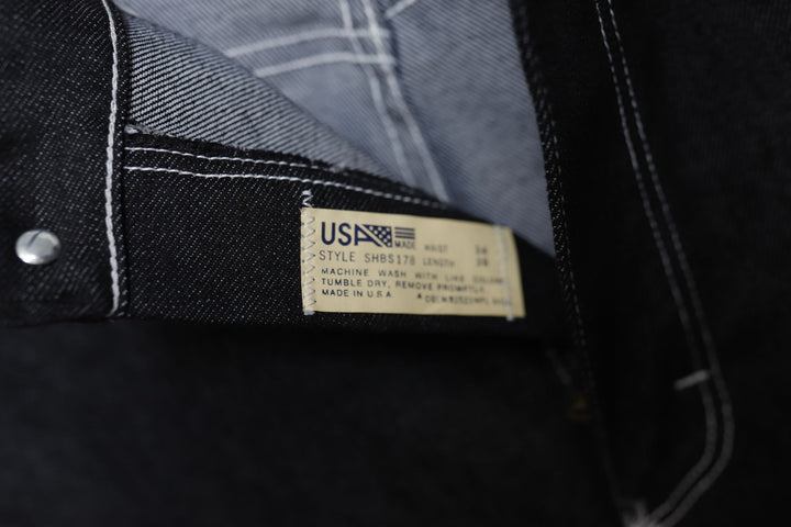 NOS Sheplers Vintage Black Western Jeans 80s 34/29.5