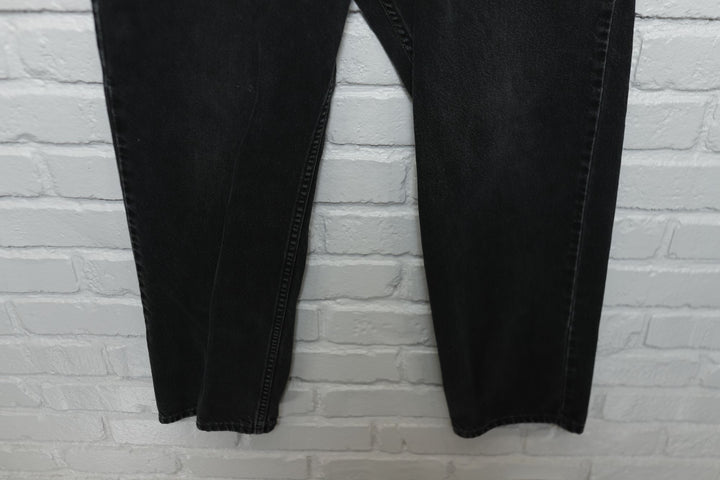 Levi's 550 Vintage Black Relaxed Fit Jeans 2000s 33/28