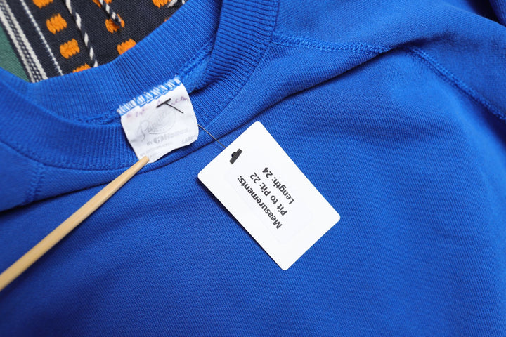 Pannill Vintage Blue Sweatshirt Large 90s