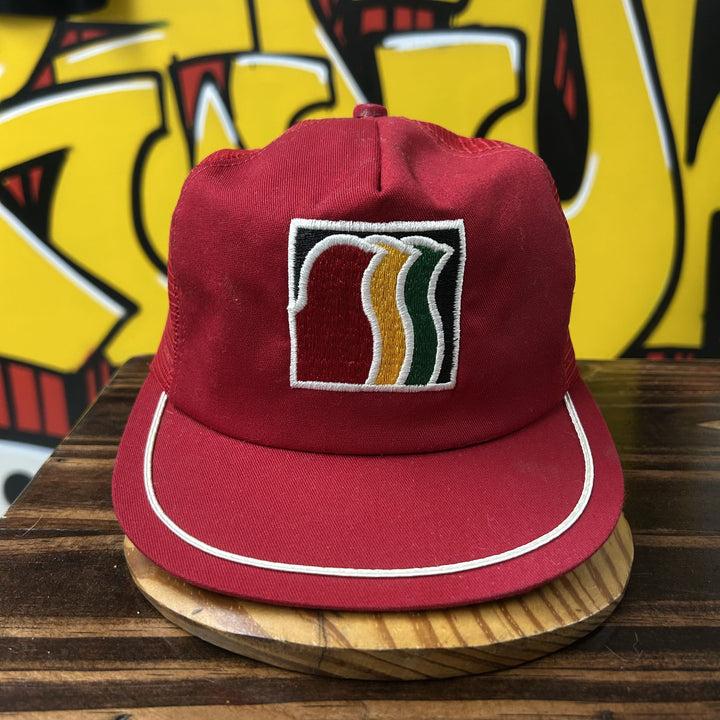 Chicks Poultry Vintage K Products Snapback Trucker Hat 80s