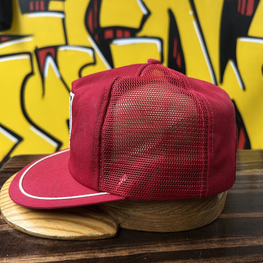 Chicks Poultry Vintage K Products Snapback Trucker Hat 80s