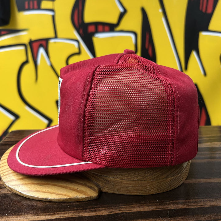 Chicks Poultry Vintage K Products Snapback Trucker Hat 80s