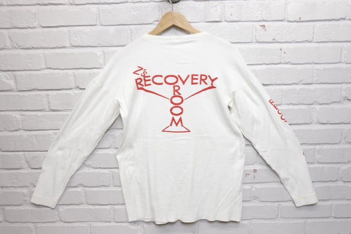 Z's Recovery Room Vintage Henley LS  T Shirt 70s XL