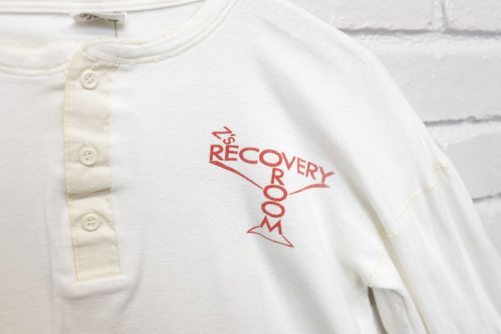 Z's Recovery Room Vintage Henley LS  T Shirt 70s XL