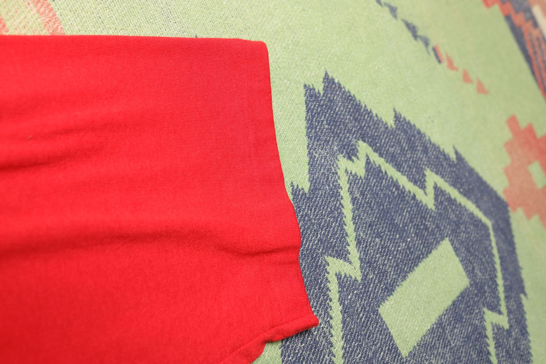 Fashion Gear Vintage Blank Red T Shirt 90s XL