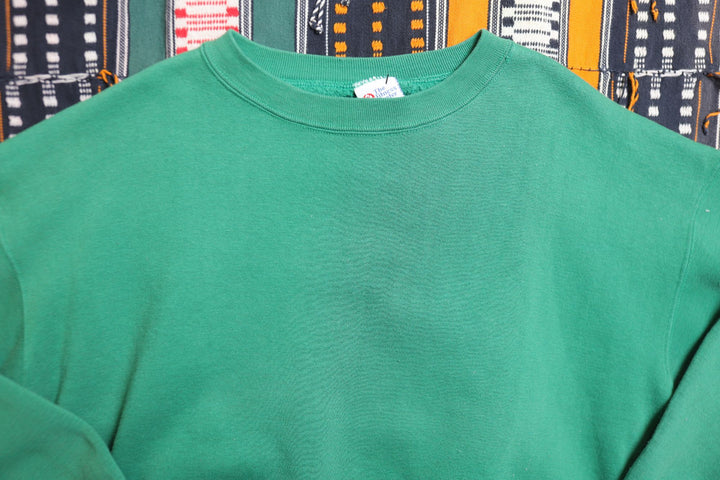 The Fitness Center Vintage Green Sweatshirt Large 90s