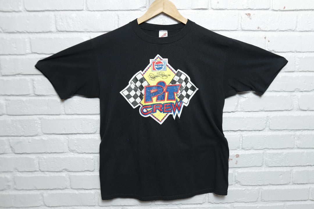 Pepsi Racing Vintage Pit Crew T Shirt 90s Large