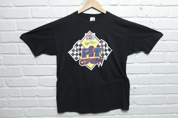 Pepsi Racing Vintage Pit Crew T Shirt 90s Large