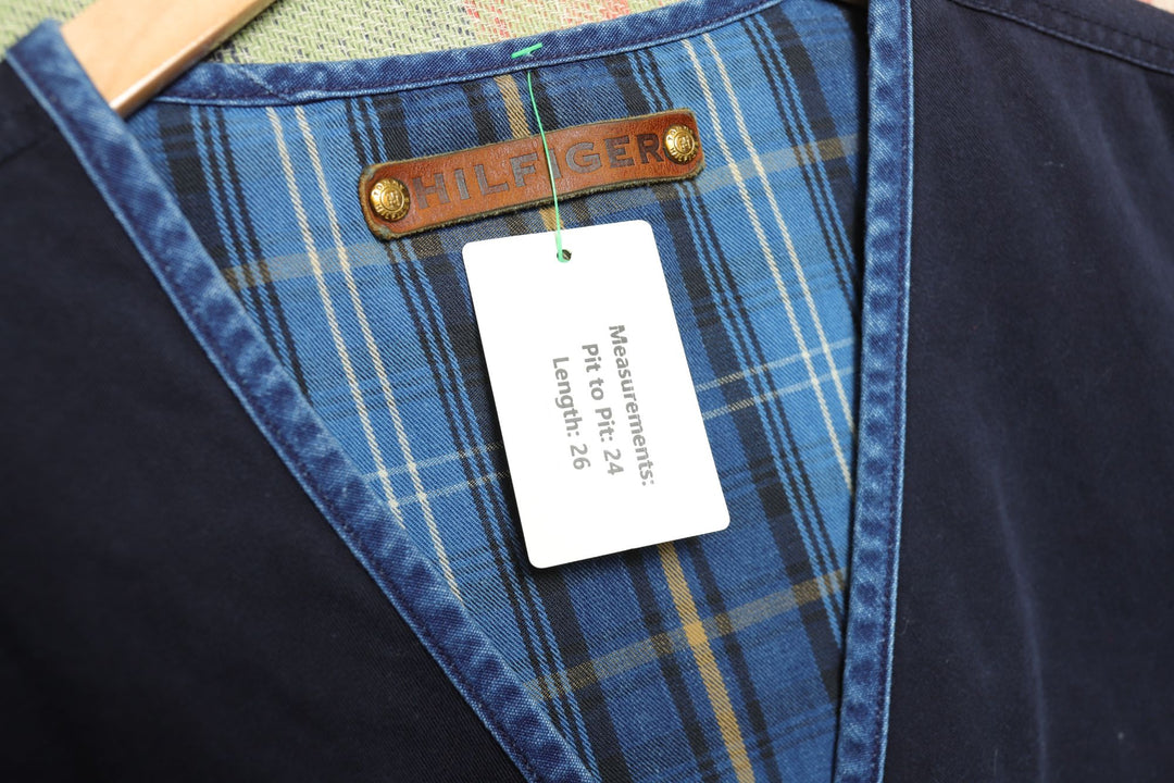 Tommy Hilfiger Vintage Reversible Workwear Vest Large 90s