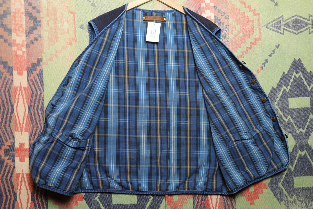 Tommy Hilfiger Vintage Reversible Workwear Vest Large 90s