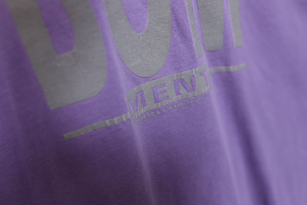 BUM Equipment Vintage Purple LS T Shirt 90s Medium