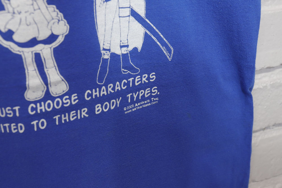 First Law of Cosplay Vintage T Shirt Small 2000s
