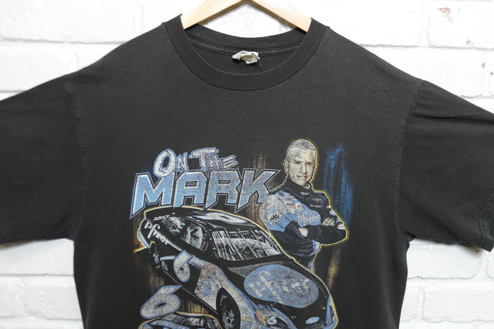 Nascar Mark Martin Vintage Faded Racing T Shirt 2000s Large