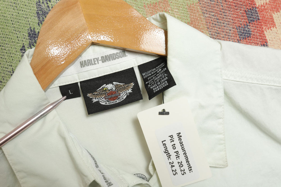 Harley Davidson Vintage Sleeveless Y2k Shirt 2000s Womens Large