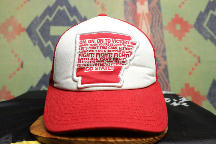 Arkansas State University Snapback Trucker Hat